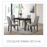 COS-OLIVE DINING SET (1+4)